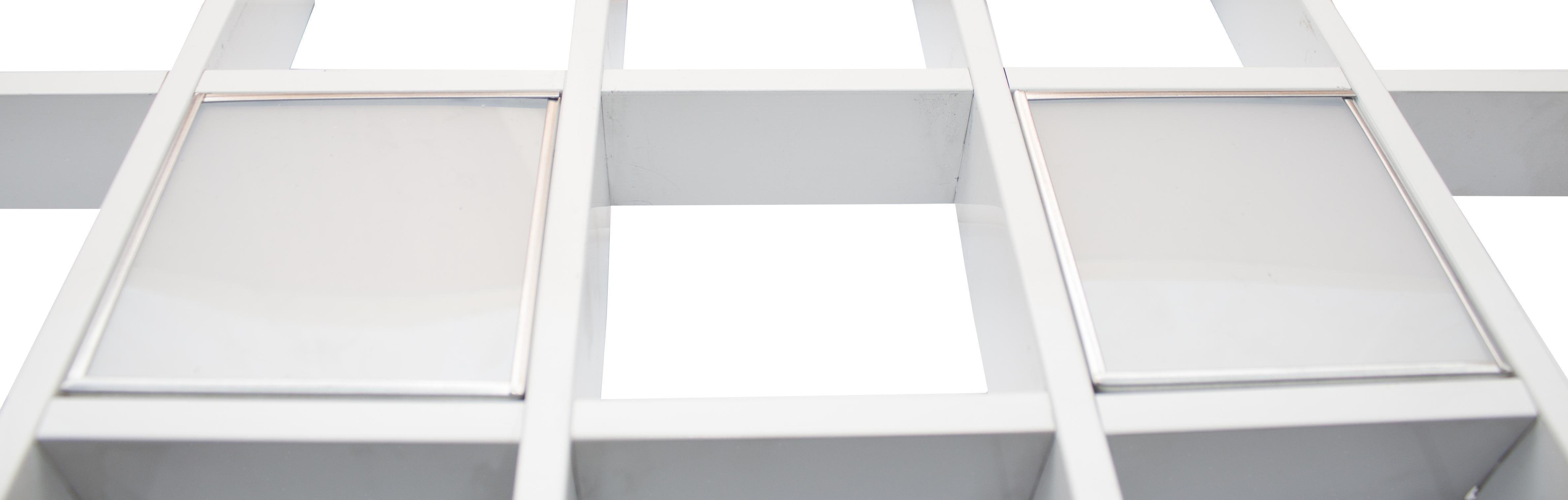 Система светильников Грильято СГД 18 Вт дубль 2 шт. 100х100 мм 4000К