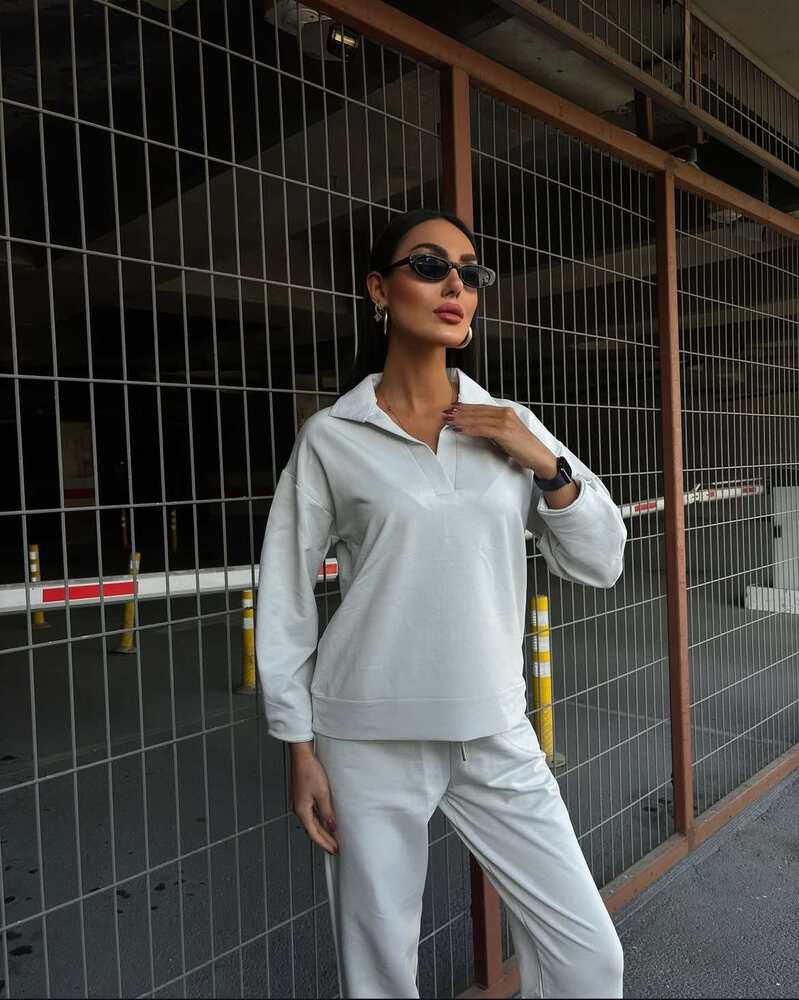 Костюм Forstime 8006x62 жіноча Світло-сірий - фото 3 Костюм Forstime 8006x62 жіноча Світло-сірий - фото 3