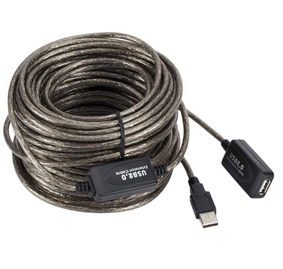 Подовжувач активний Ewell USB 2.0 15 м (EW324) - фото 1 Подовжувач активний Ewell USB 2.0 15 м (EW324) - фото 1