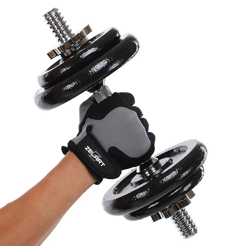 Набор гантелей со штангой 3в1 в кейсе TA-9641 25 кг Серебряный (56363258) - фото 24