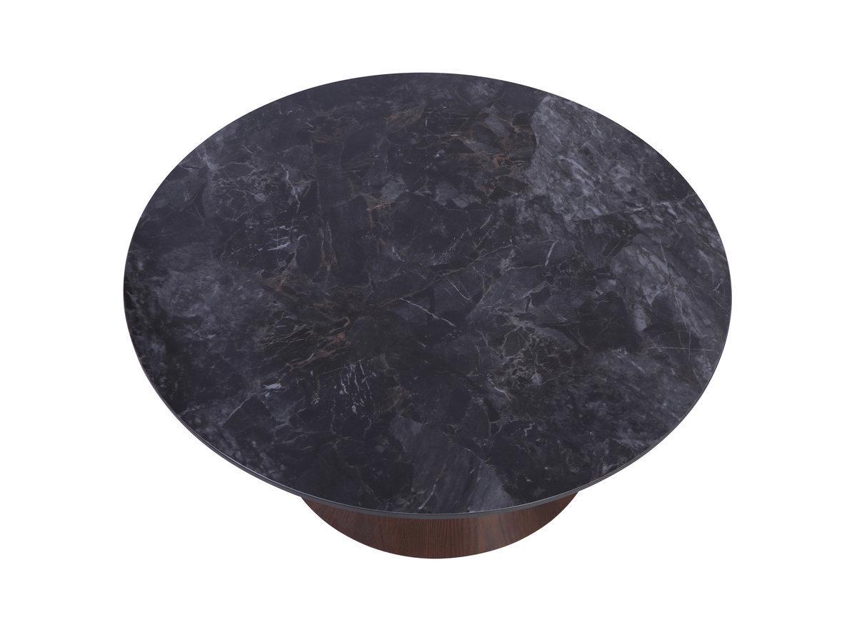 Журнальный столик Intarsio VIRGINIA A 80x35,5 см Черный глянец/Коричневый матовый (23550428) - фото 3 Журнальный столик Intarsio VIRGINIA A 80x35,5 см Черный глянец/Коричневый матовый (23550428) - фото 3