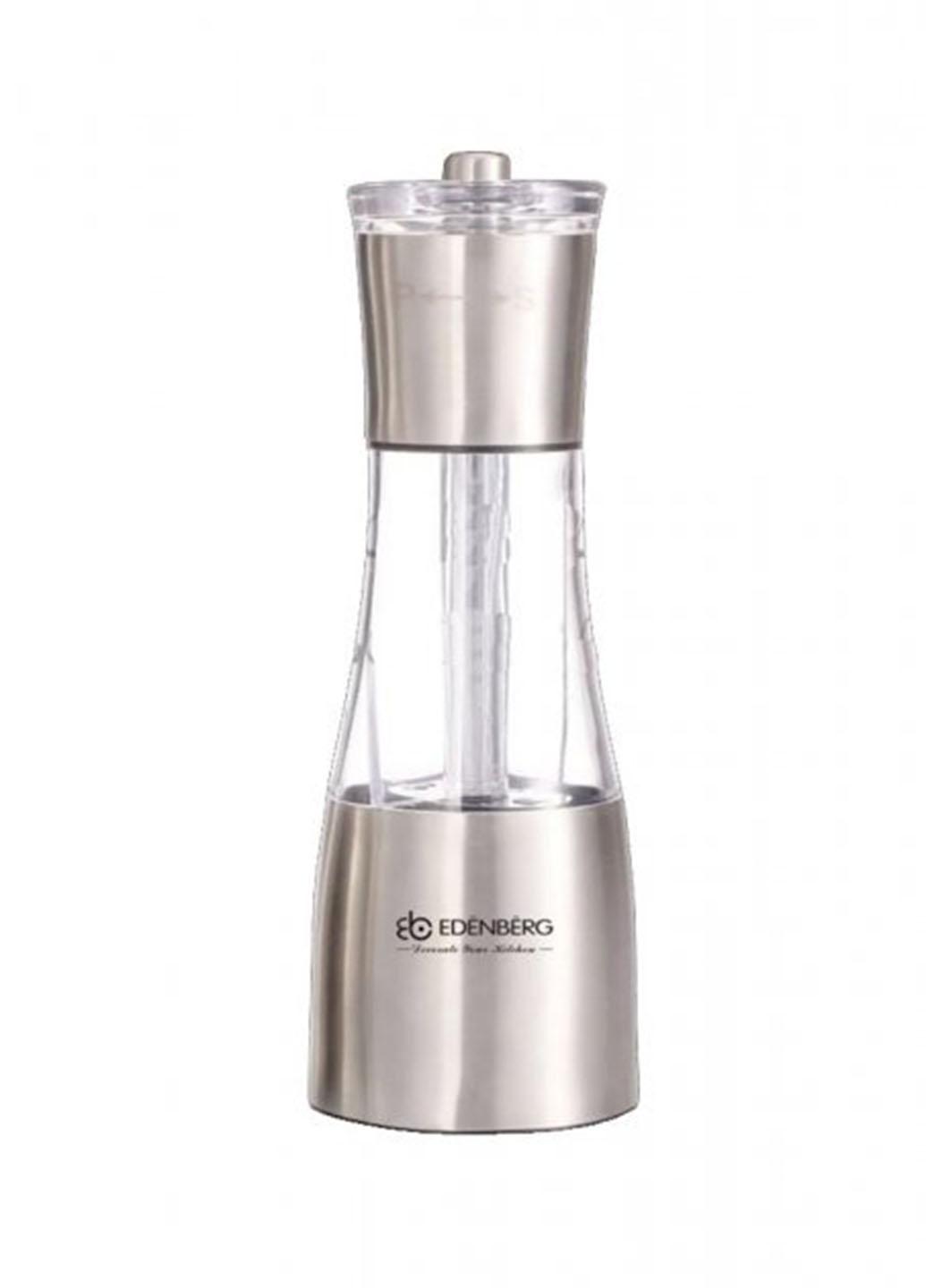 Мельница для специй Edenberg 2в1 из нержавеющей стали 19,5x6,6 см Серый (3498А)