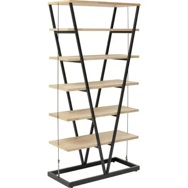 Стеллаж Loft FS392 широкий напольный для растений на 5 уровней (3075773036)