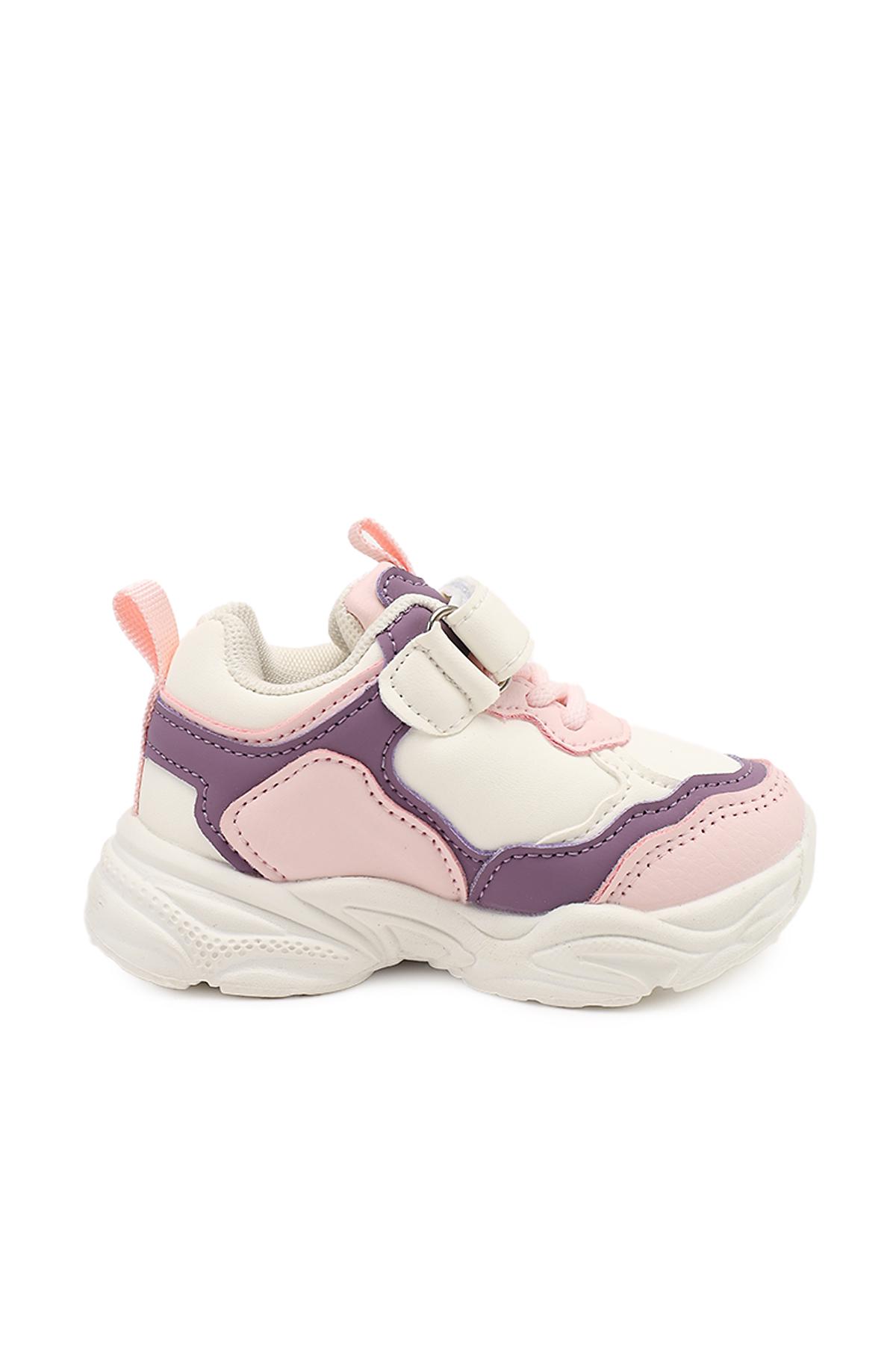 Кросівки для дівчинки ЦБ-00273833 на плоскій підошві р. 21 Білий (SKT001056367) - фото 2 Кросівки для дівчинки ЦБ-00273833 на плоскій підошві р. 21 Білий (SKT001056367) - фото 2