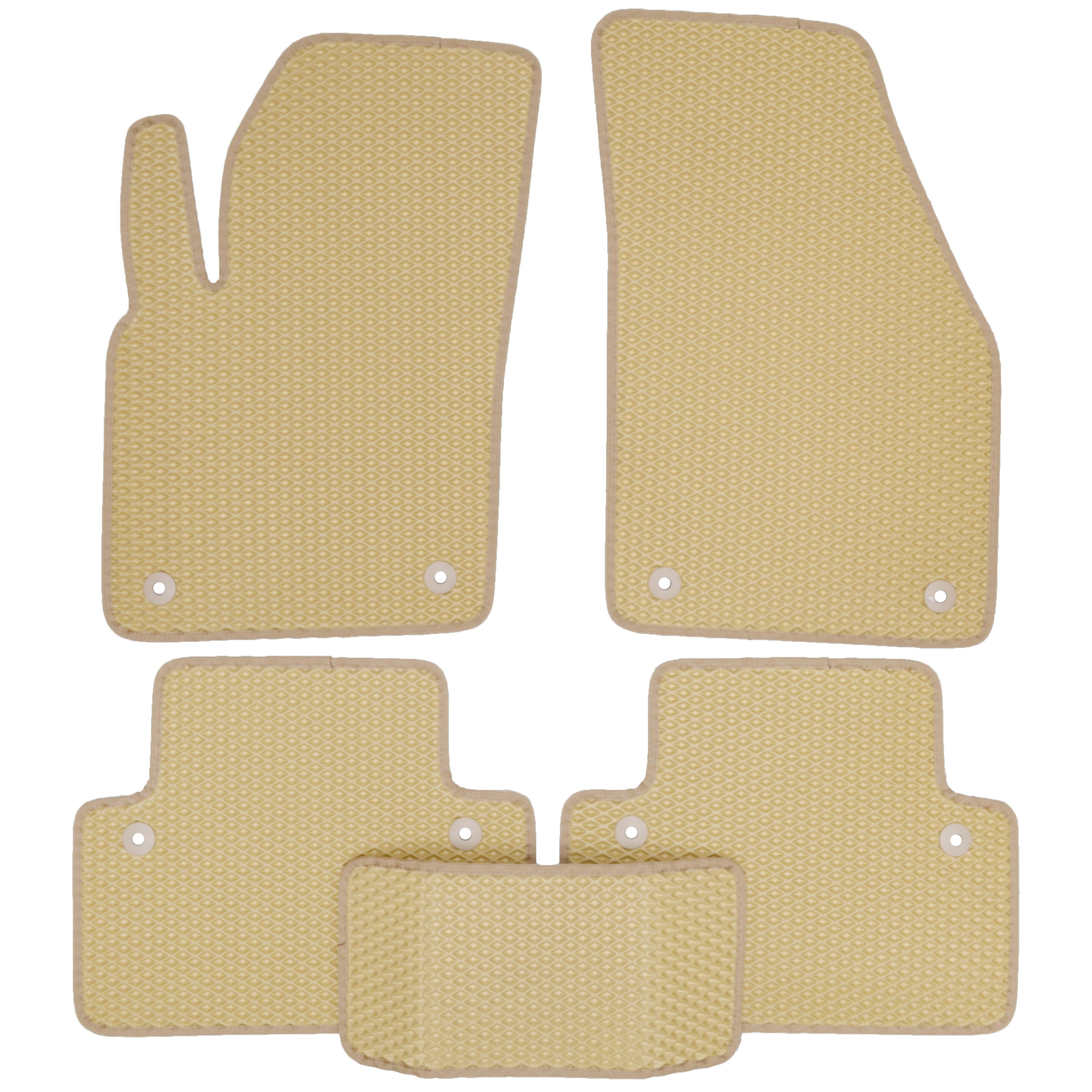 Коврики в салон для Volvo S40 '04-12 EVA-полимерные Бежевый (162158)