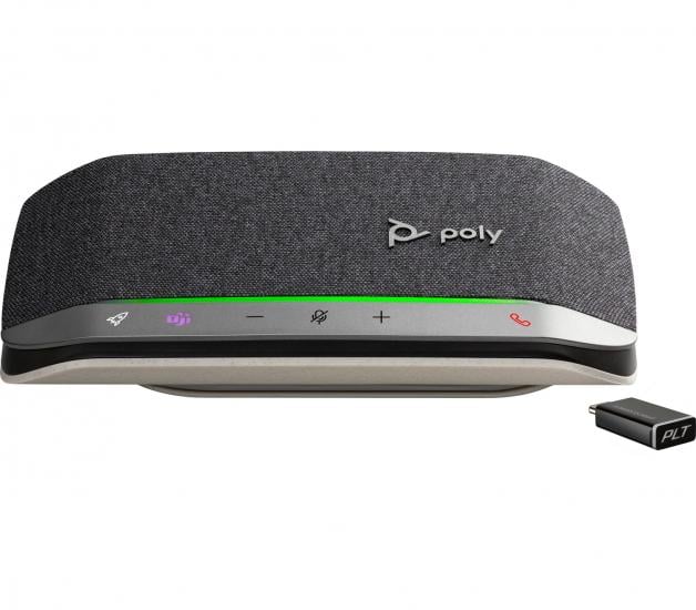 Спікерфон Poly Sync 20+ з адаптером BT700 сертифікат Microsoft Teams 3 x Bi-Mic радіус 2 м USB-C Bluetooth Сірий Спікерфон Poly Sync 20+ з адаптером BT700 сертифікат Microsoft Teams 3 x Bi-Mic радіус 2 м USB-C Bluetooth Сірий