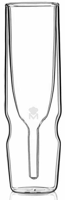 Набір келихів Bergner MasterPro Mixology 2х190 мл для шампанського з подвійними стінками (BGMP-20205)