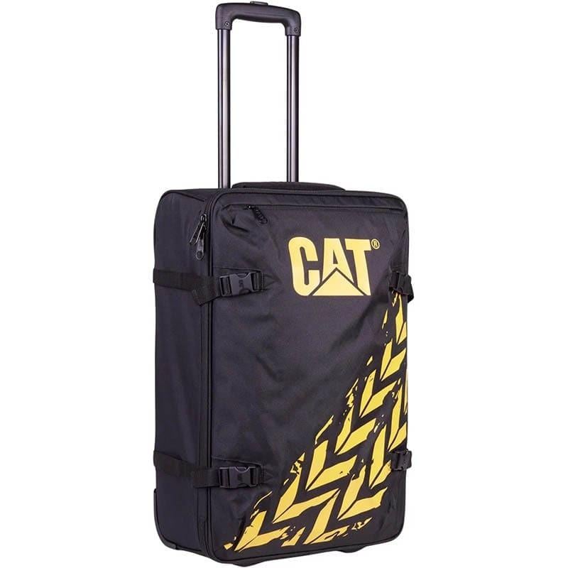 Валіза на 2-х колесах CAT Cargo Track 40 л М Чорний/Жовтий (84595-588)