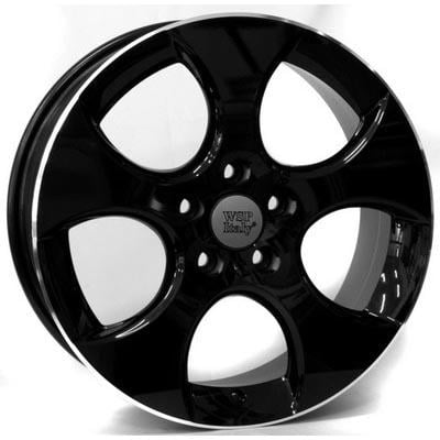 Диски на авто WSP Italy W444 R18 W7.5 PCD5x112 ET47 DIA57.1 GlossY Black lip Polished