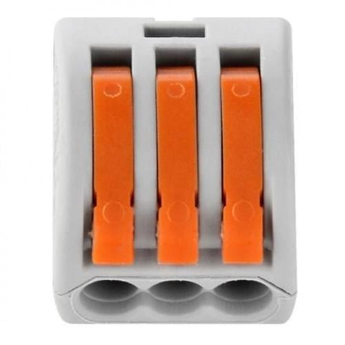 Клемма трехконтактная HOROZ ELECTRIC 32А 400V 0,08-4 мм2 (103-001-0003-010)