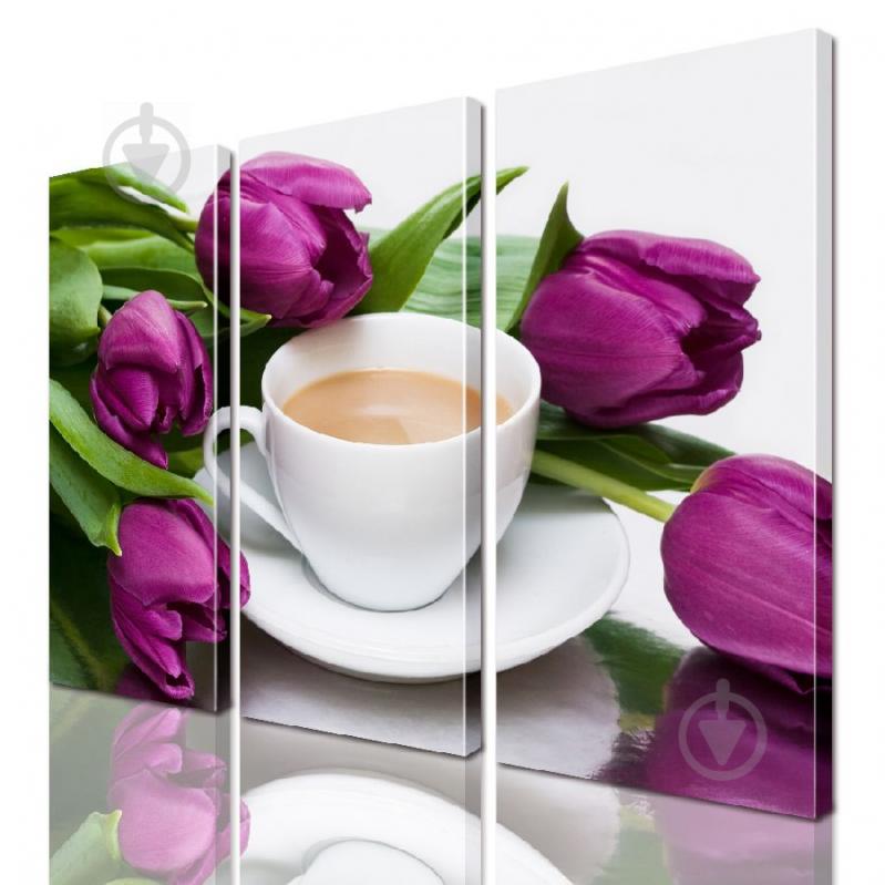 Модульная картина ArtStar цветы Тюльпаны ADFL0143 размер 95 х 120 см