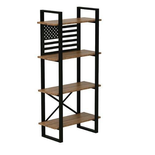 Стеллаж для хранения Loft NS-1837 1530x650x350 мм Черный (6156d5823edc877ba8589974)