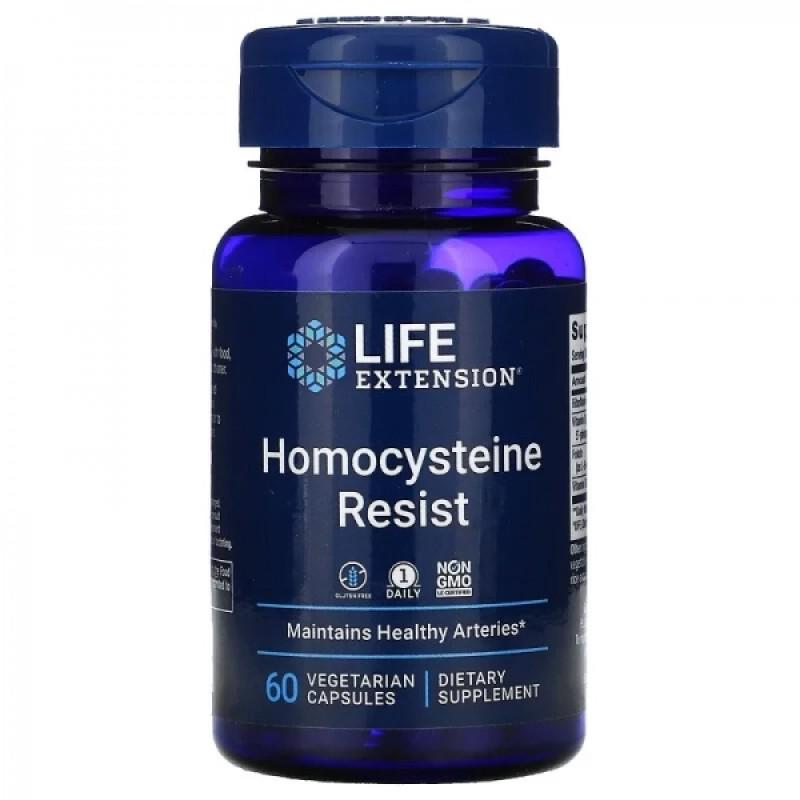 Витамины Homocysteine Resist Life Extension 60 капс. (LEX-21216)