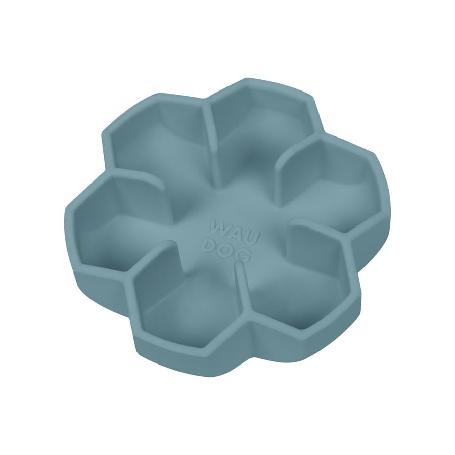 Миска силіконова Waudog для повільного годування котів собак 450 мл Grey (235311) - фото 3