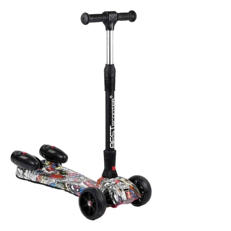 Самокат с турбинами и музыкой Best Scooter Maxi 17723 (17723_allbNM)