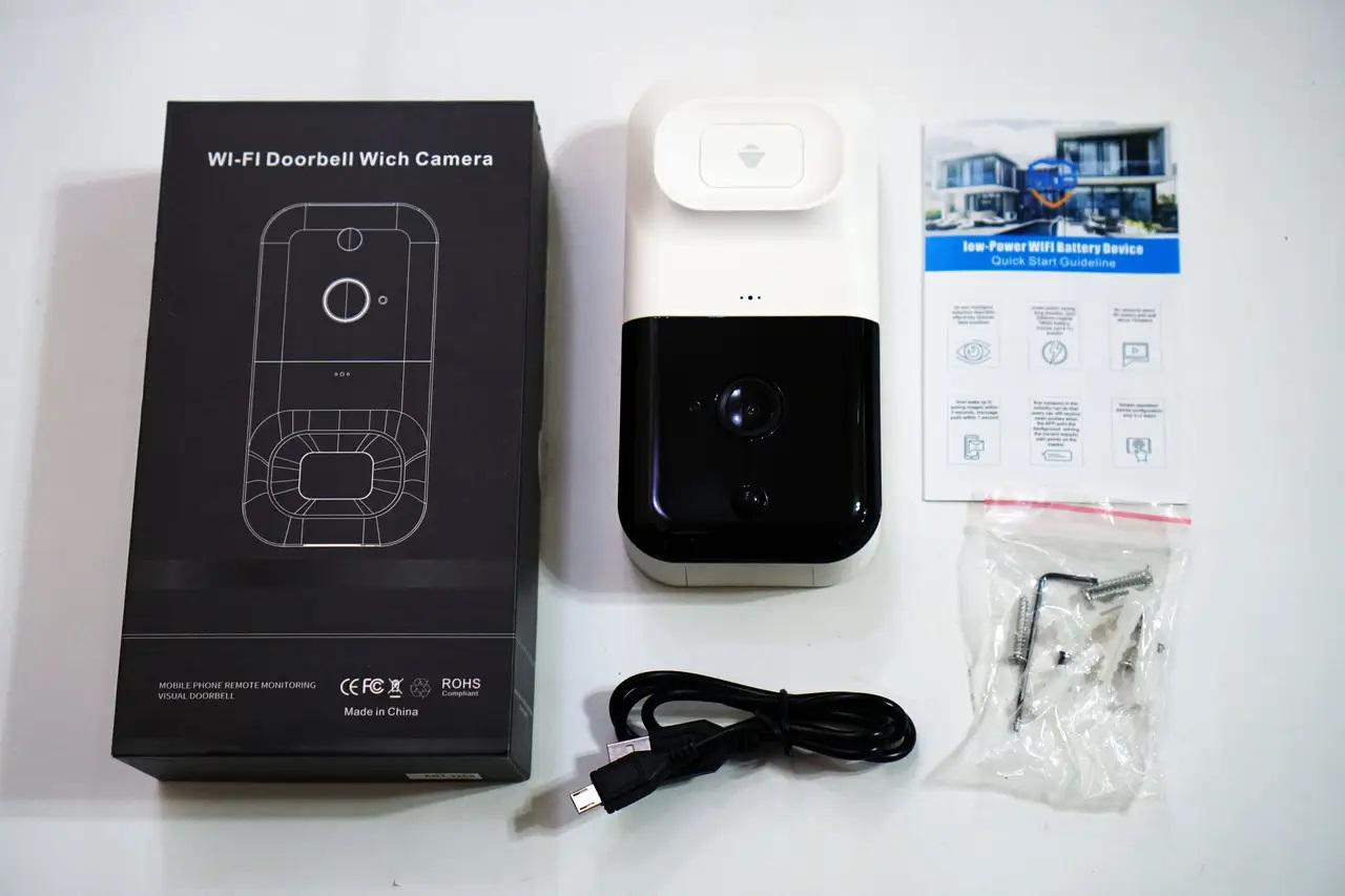 Домофон WiFi X5 Smart Doorbell умный дверной звонок с камерой (2079276504) - фото 4