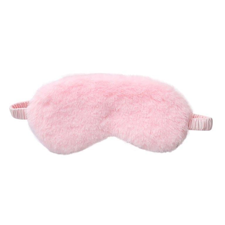 Маска для сна на глаза плюшевая с резинкой Розовый (2394247415) Маска для сна на глаза плюшевая с резинкой Розовый (2394247415)
