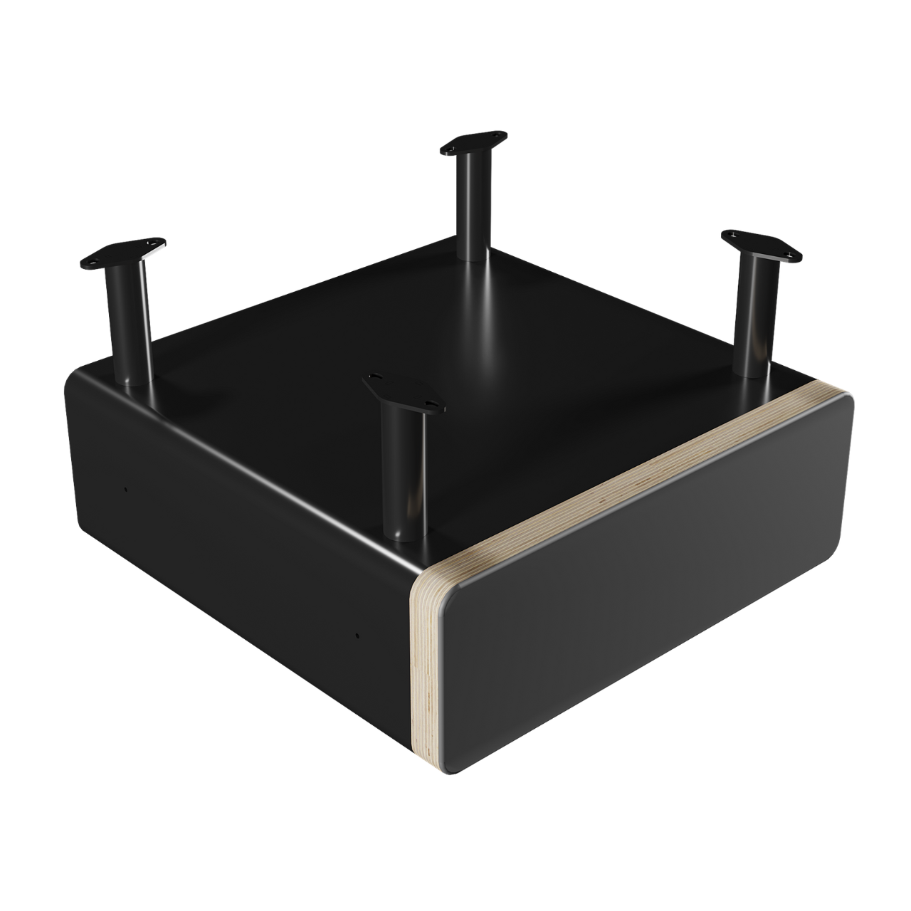 Ящик модульный подвесной STANDART для стола с регулировкой высоты TEHNOTABLE HPL Черный (052-01-05)