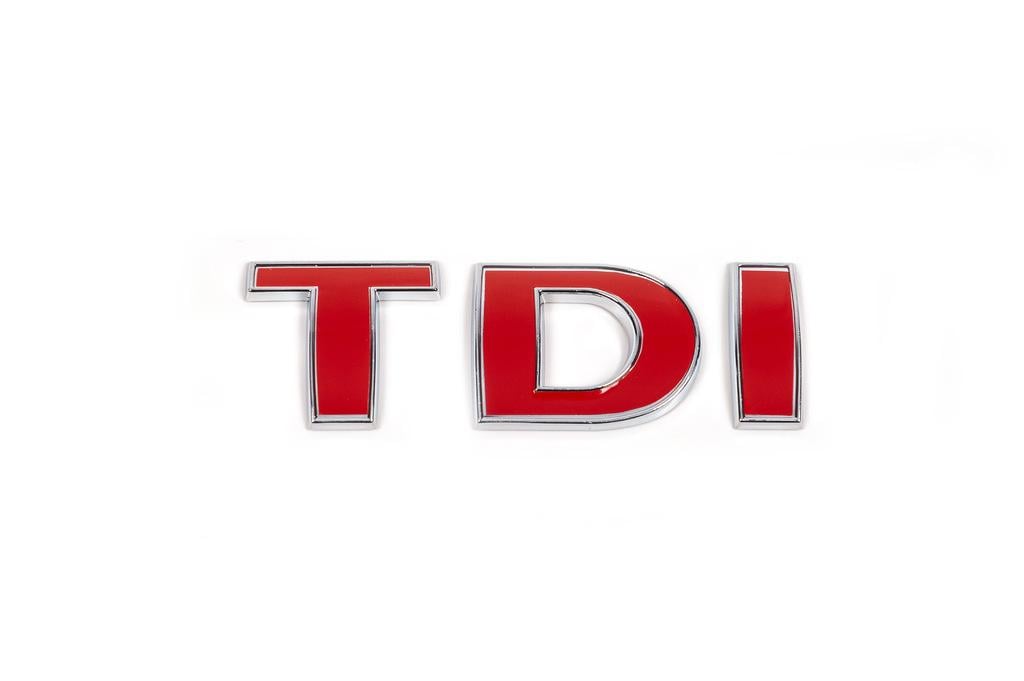 Надпись Tdi Красные TDІ Davs Auto для Volkswagen Crafter 2006-2016 гг. abs-пластик Красный