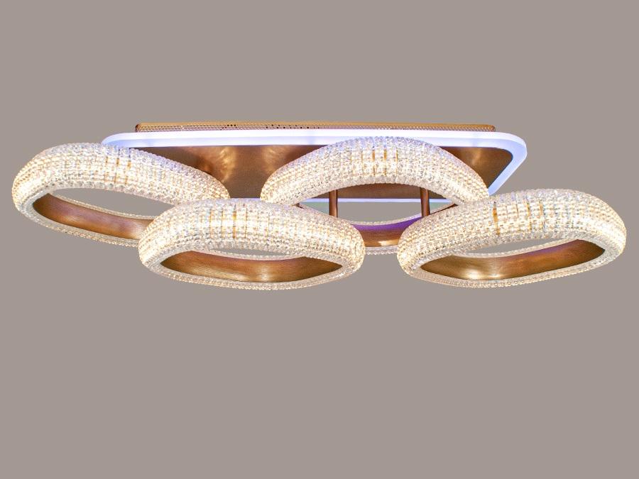 Люстра потолочная Octav с диммером и LED подсветкой 85 Вт