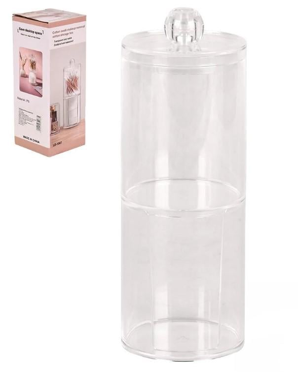 Органайзер для ватных дисков и палочек R10251 2 от 7х7х18 см Органайзер для ватных дисков и палочек R10251 2 от 7х7х18 см