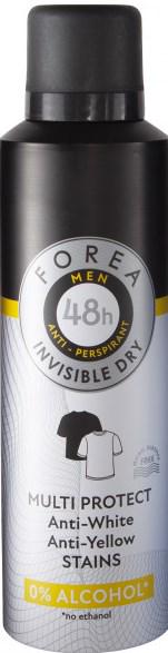 Дезодорант мужской спрей Forea Invisible Dry 200 мл (6427)