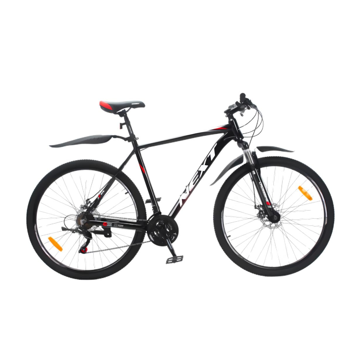 Велосипед Crossbike Next 2025 29" 22" Чорний/Червоний (284)