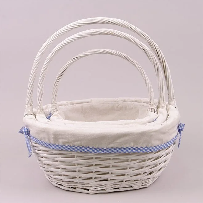 Комплект корзин с тканью Flora 3 шт. (38062)