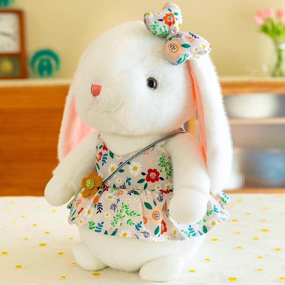 Мягкая игрушка Кролик в сером платье (NR0188_2) - фото 3