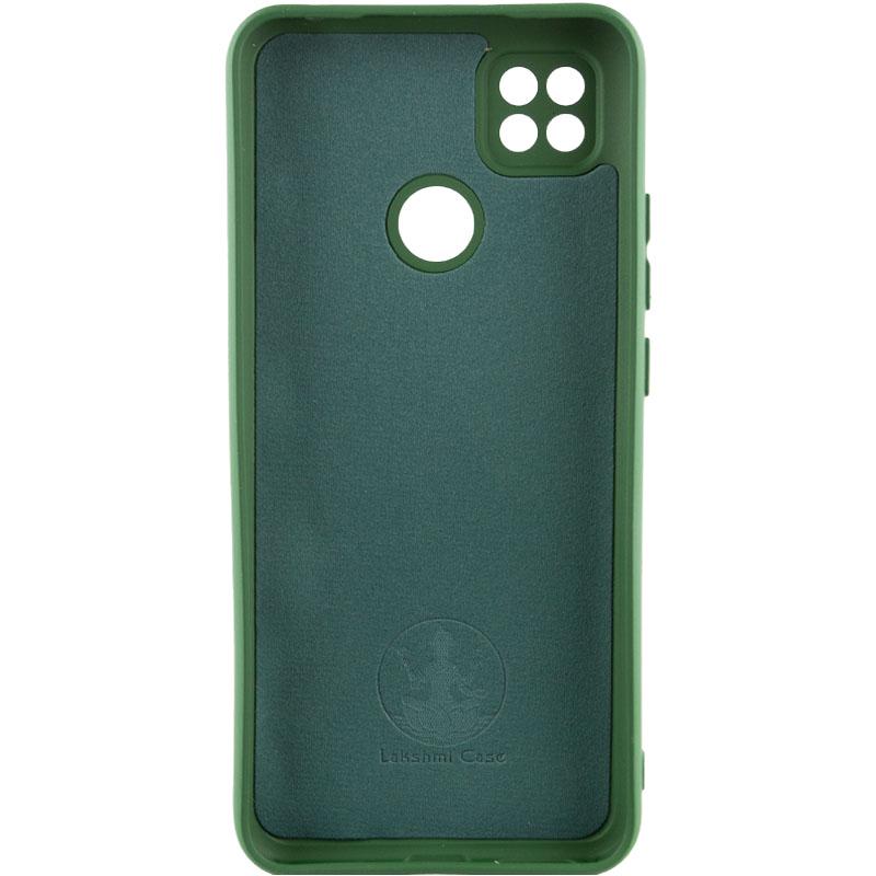 Чехол Silicone Cover Lakshmi Full Camera (A) для Xiaomi Redmi 9C Зеленый / Dark green - фото 2