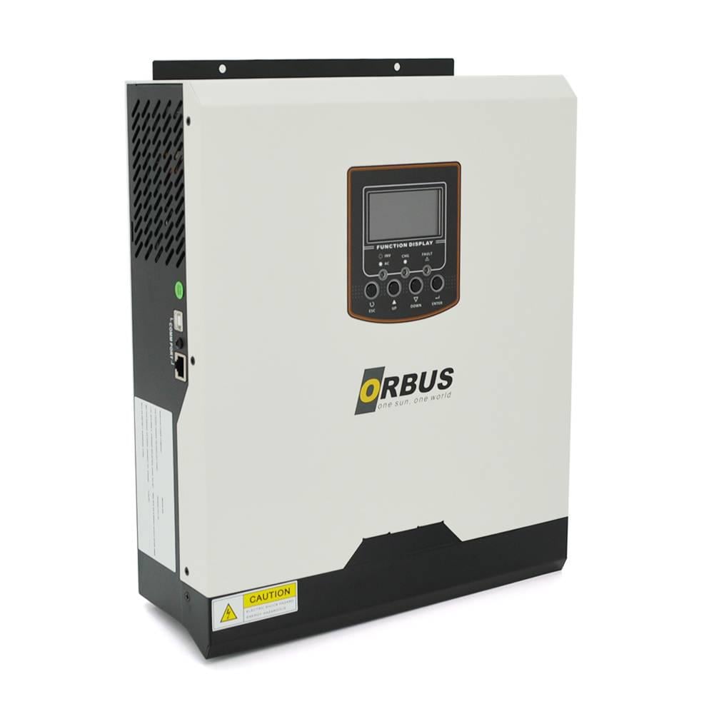 Інвертор гібридний ORBUS VP3000-24 3000W 24V струм заряду 0-70A 160-275V ШIM-контролер 50А 80 Vdc (39951)