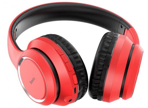 Наушники Bluetooth Hoco Journey Hi-Res W28 Красный