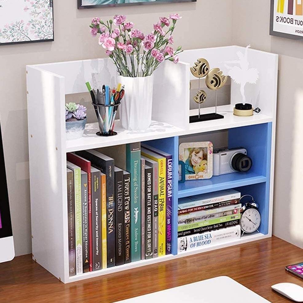 Полка-надстройка настольная из дерева Деймар зефир-ирис (АКД-00022052)