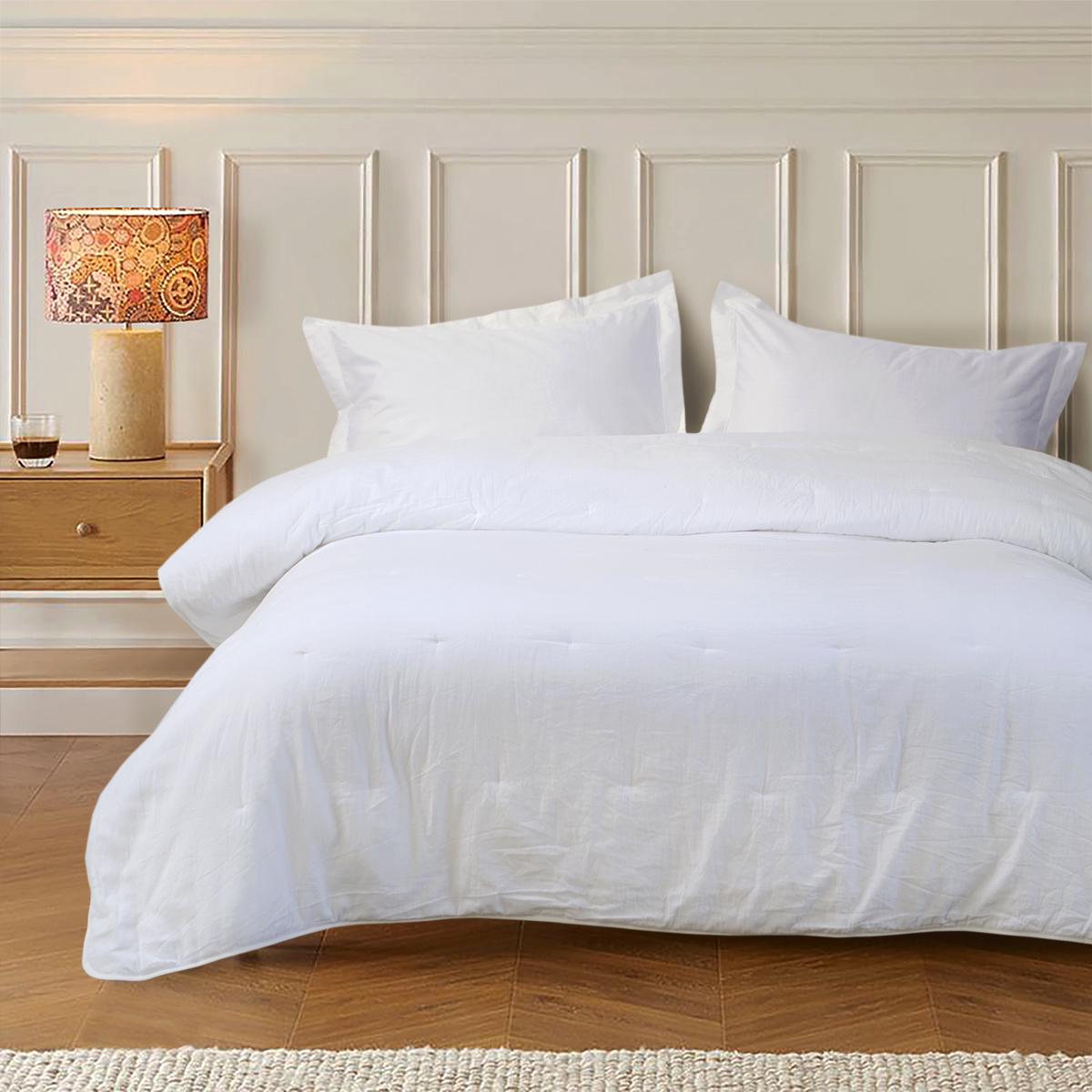 Покрывало Lotus Home Nikos 245х245 см Белый (svt-2000022341363) - фото 2 Покрывало Lotus Home Nikos 245х245 см Белый (svt-2000022341363) - фото 2