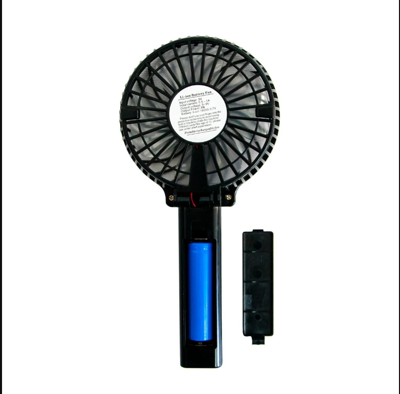 Вентилятор ручний Handy Mini Fan Чорний (2479515630) - фото 2 Вентилятор ручний Handy Mini Fan Чорний (2479515630) - фото 2
