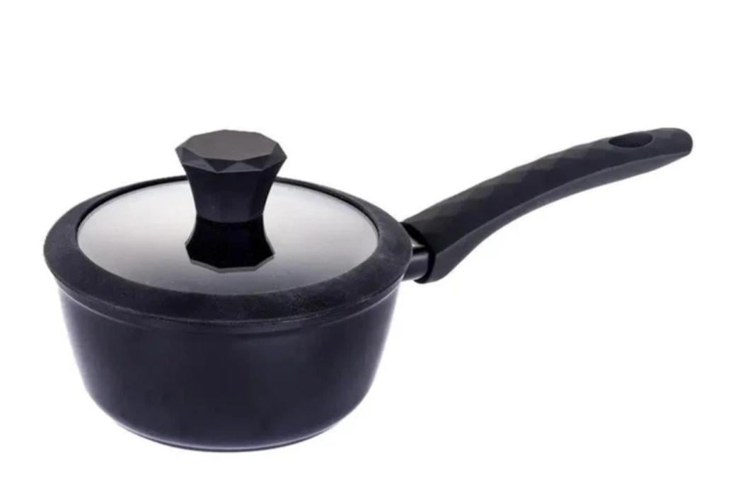 Ковш с крышкой Edenberg EB-3482 с алмазным покрытием 1,5 л 18 см