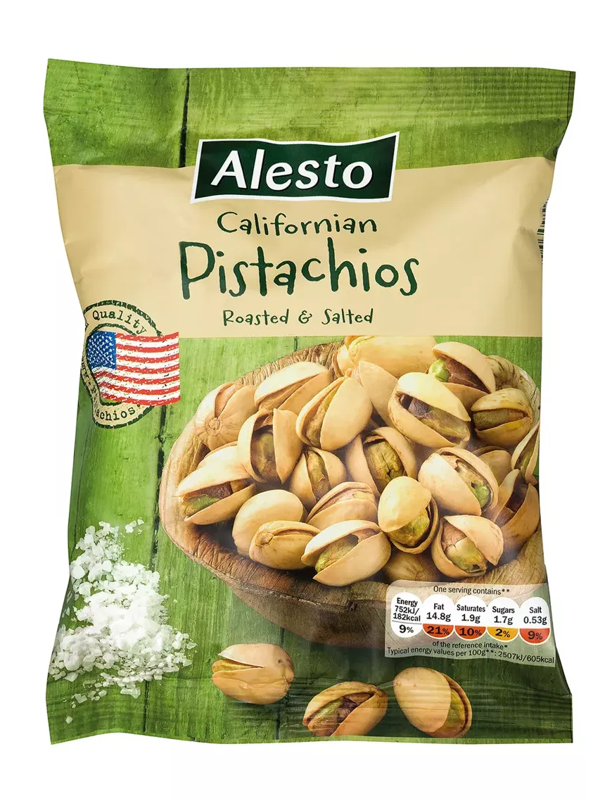 Фисташки жареные калифорнийские соленые Alesto 250 г (2106775689)