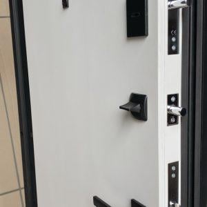 Дверь входная Redfort Грация 960х2040 мм Черный/Белый матовый (23322858) - фото 11