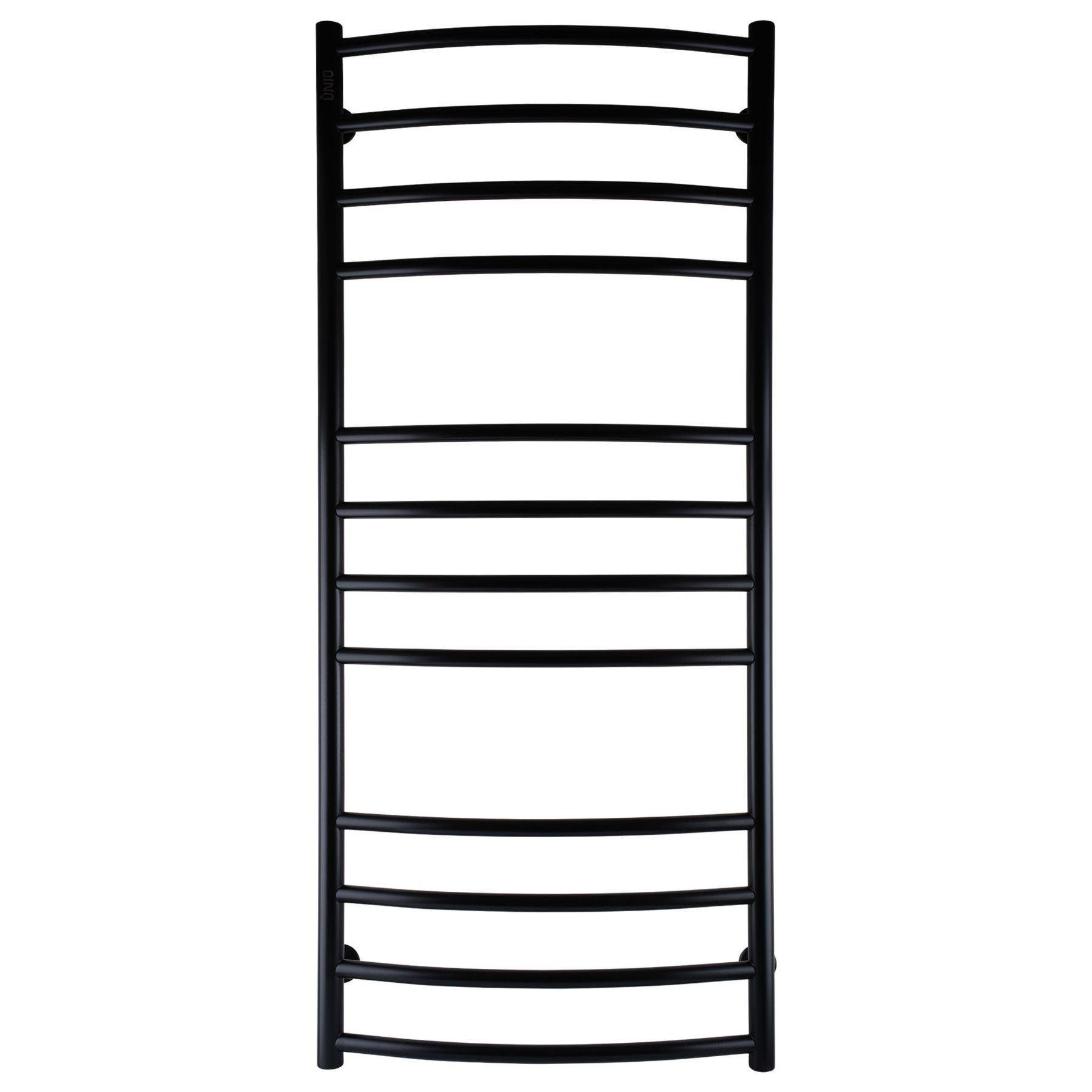 Полотенцесушитель UNIO LDE W 1200-500-12 BLK Лестница Дуга Элит Черный (21553)