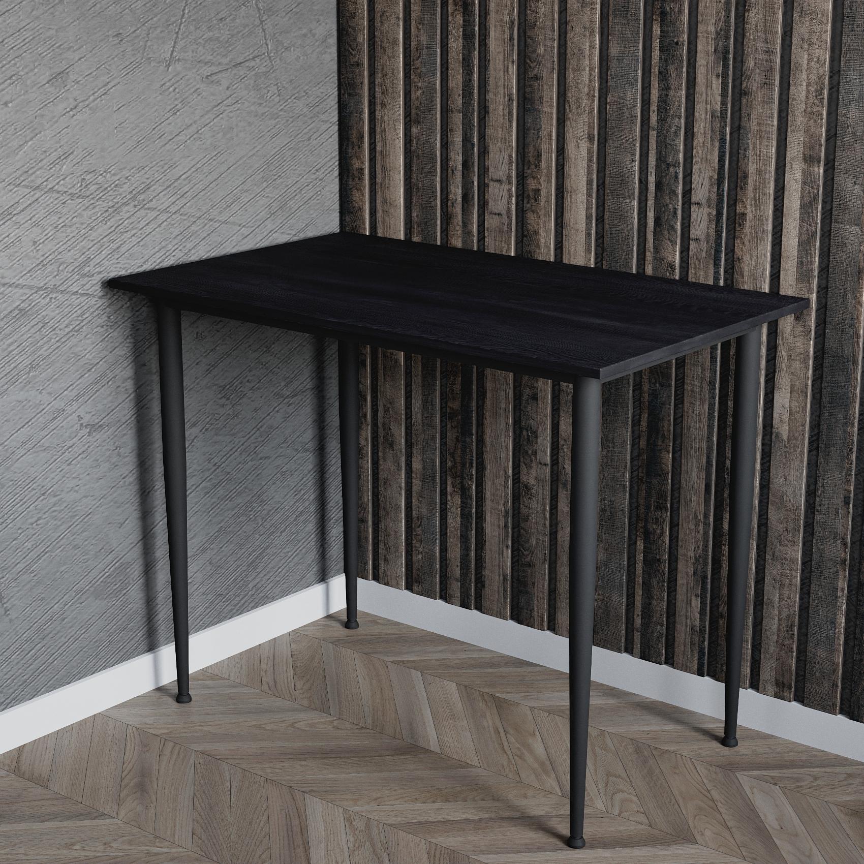 Универсальный стол Prime Ferrum-decor 750x1000x700 Черный металл ДСП Каштан Арвадонна 16 мм (FRD-107660)