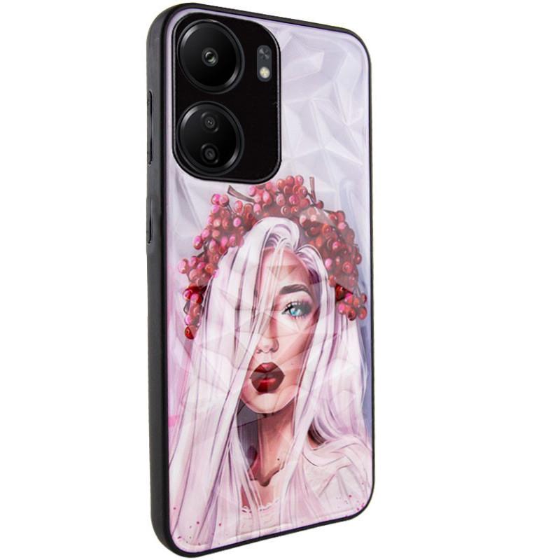 Протиударний TPU+PC чохол Prisma Ladies для Xiaomi Redmi 13C / Poco C65 Ukrainian Girl
