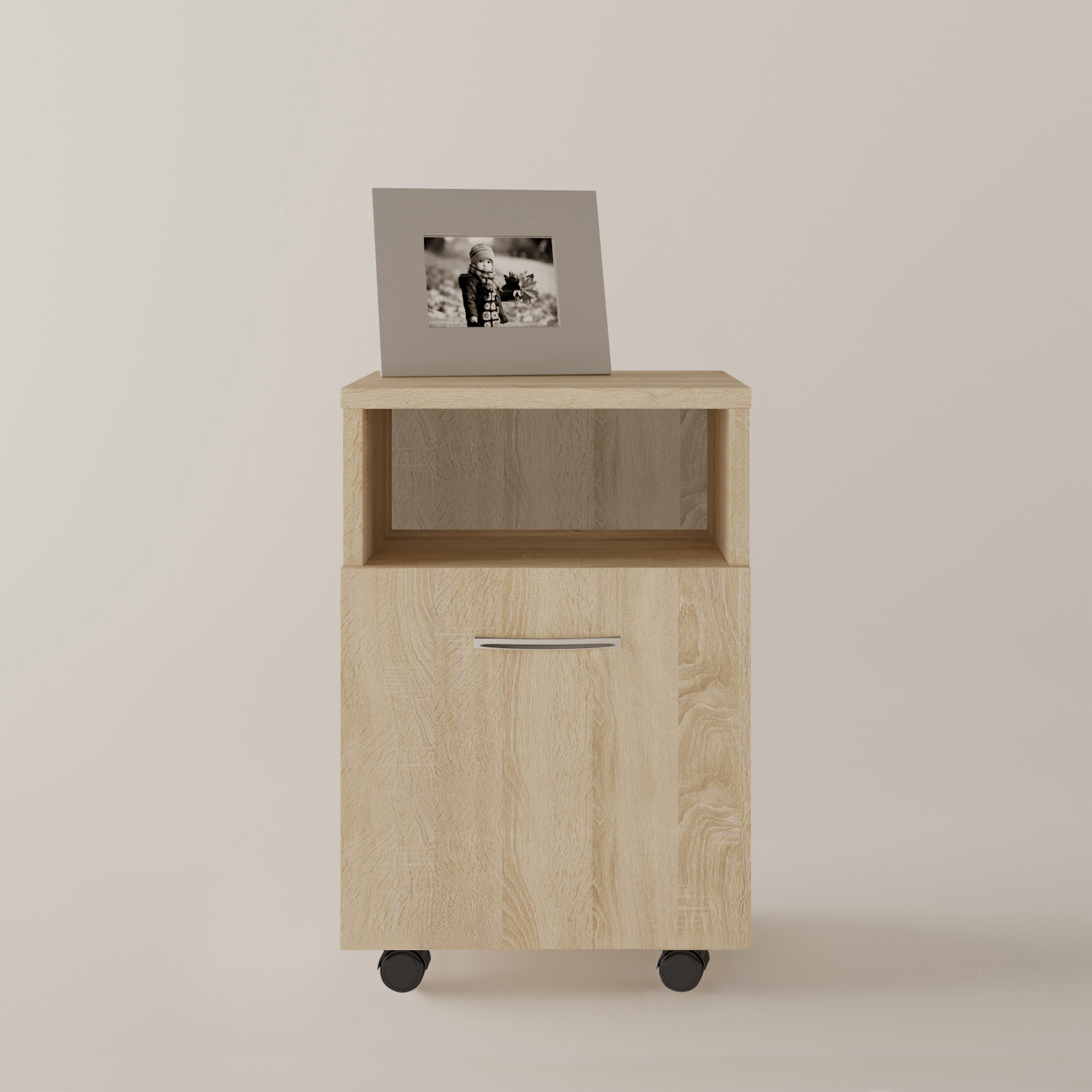 Тумба ТМ-10 ДСП 40х35х65 см Дуб сонома (1929168) - фото 2 Тумба ТМ-10 ДСП 40х35х65 см Дуб сонома (1929168) - фото 2