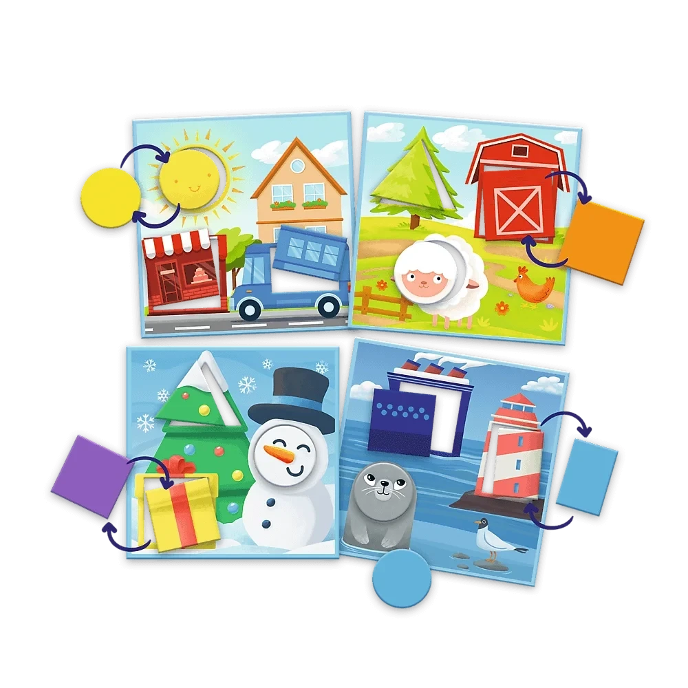 Настільна гра Кольори та фігури. АБВГДейка (2114695922) - фото 2