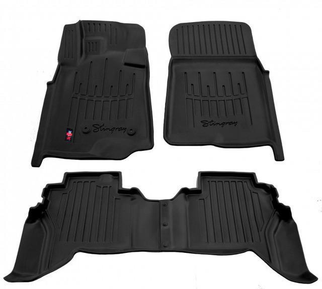 Килимки в салон з бортами Stingray для Mitsubishi Pajero Wagon IV V80 2006- рр. (5013034)