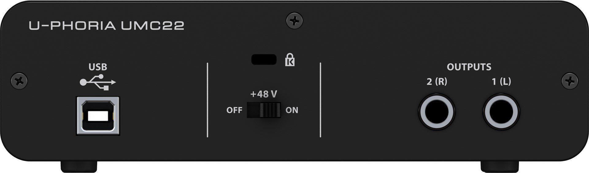 Аудіоінтерфейс USB Behringer UMC22 (549701) - фото 3