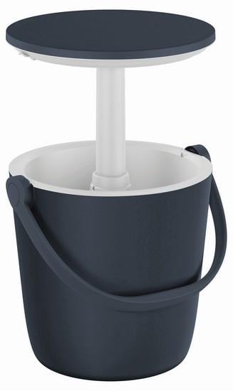 Стол-бар круглый Keter Go Bar с ручкой Серый (CNT00012543)