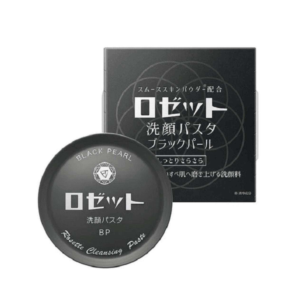 Паста для умывания для сужения поров ROSETTE Paste Black Pearl 90 гр