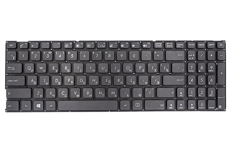 Клавиатура Power для ноутбука ASUS X541 series без фрейма Черный