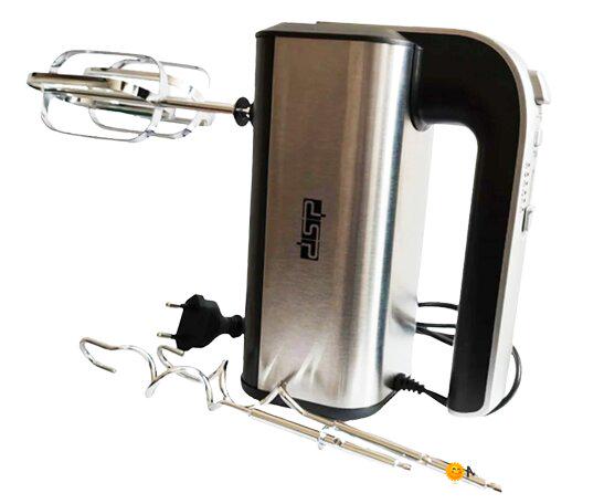 Міксер ручний DSP KM 2046 250 Вт Нержавіюча сталь/Чорний (lKM 2046_632)