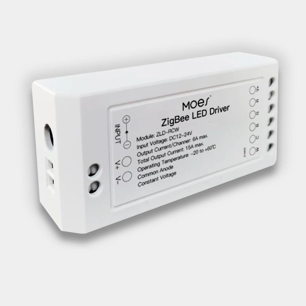 Контроллер світлодіодний Tuya Smart Moes ZigBee RGB/CCT (WH00590) Контроллер світлодіодний Tuya Smart Moes ZigBee RGB/CCT (WH00590)